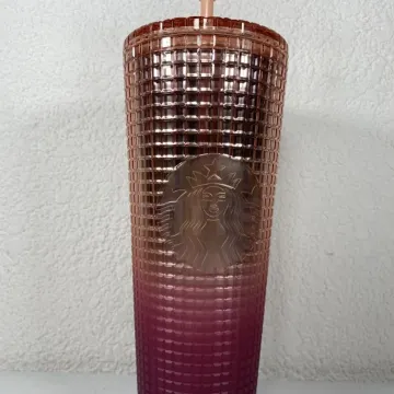 Studded Grid Color Rosa Degradado